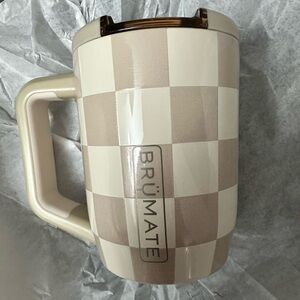 Brumate x Krista Horton MUV 15 oz Tan Checkered (Limited Edition) *slight flaw*